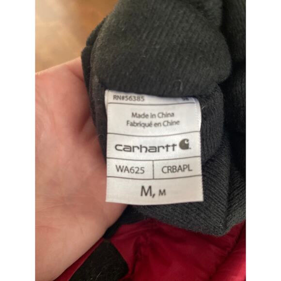 Carharrt WOMEN'S QUILTS MITT STYLE #WA625 in crabapple color - Picture 12 of 12